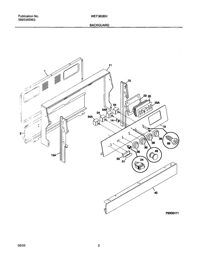 Diagram for WEF365BHDA