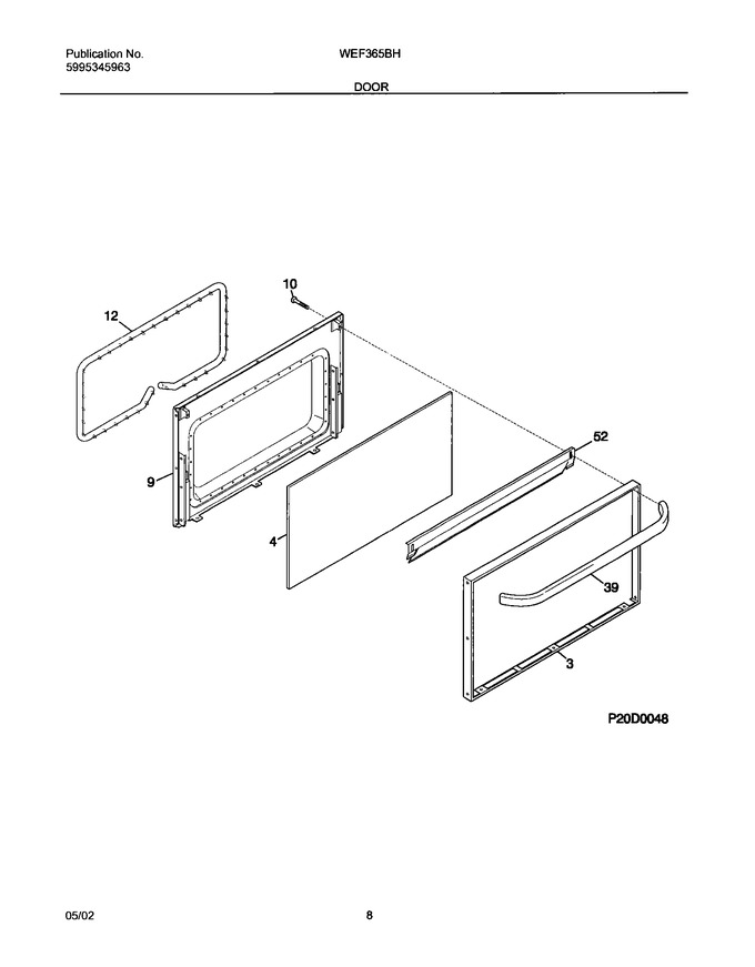 Diagram for WEF365BHDB