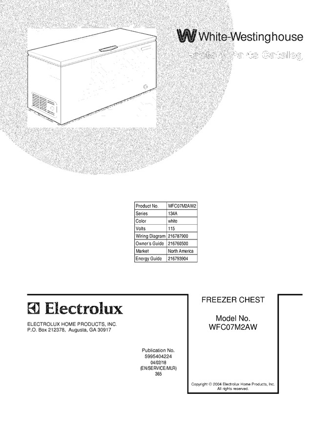 Diagram for WFC07M2AW2