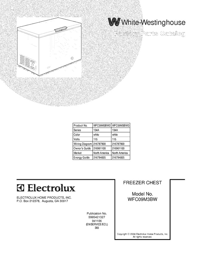 Diagram for WFC09M3BW2