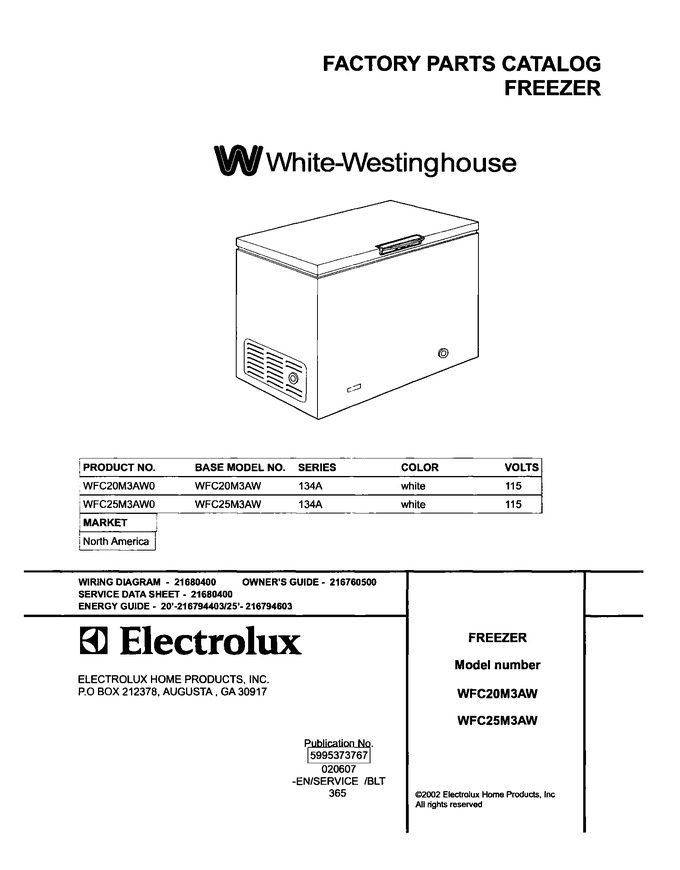 Diagram for WFC20M3AW0