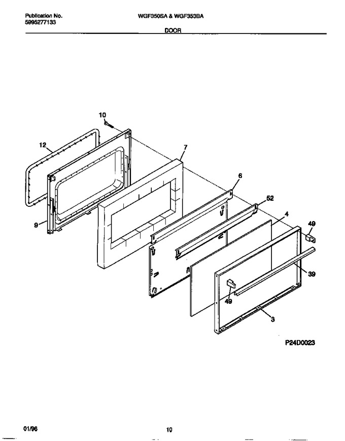 Diagram for WGF350SADE