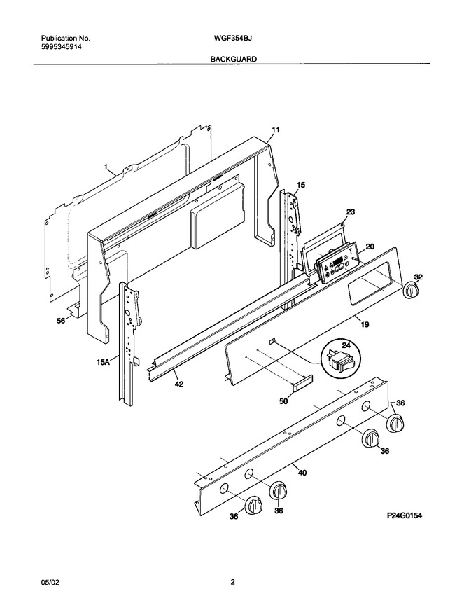 Diagram for WGF354BJWA