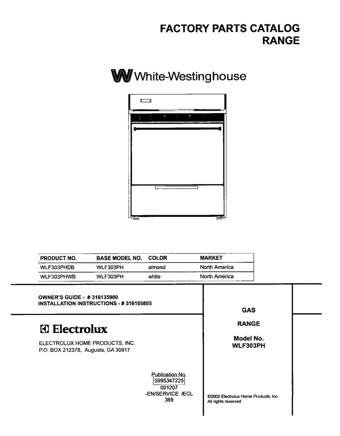 Diagram for WLF303PHWB