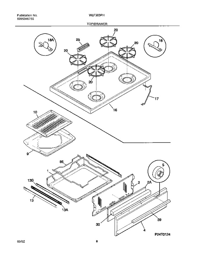 Diagram for WLF303PHWC