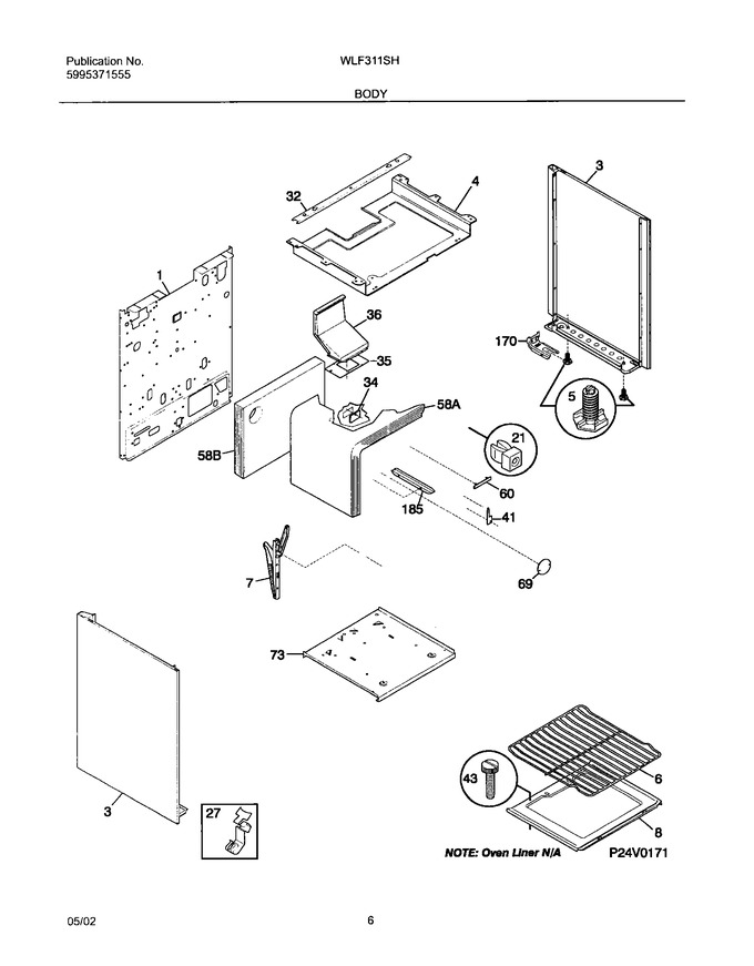 Diagram for WLF311SHDB
