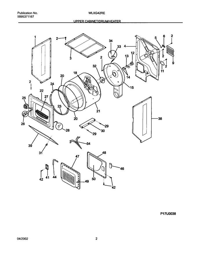 Diagram for WLXG42REW2