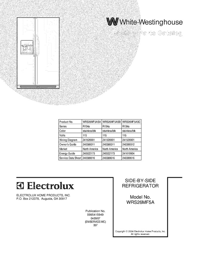 Diagram for WRS26MF5ASB
