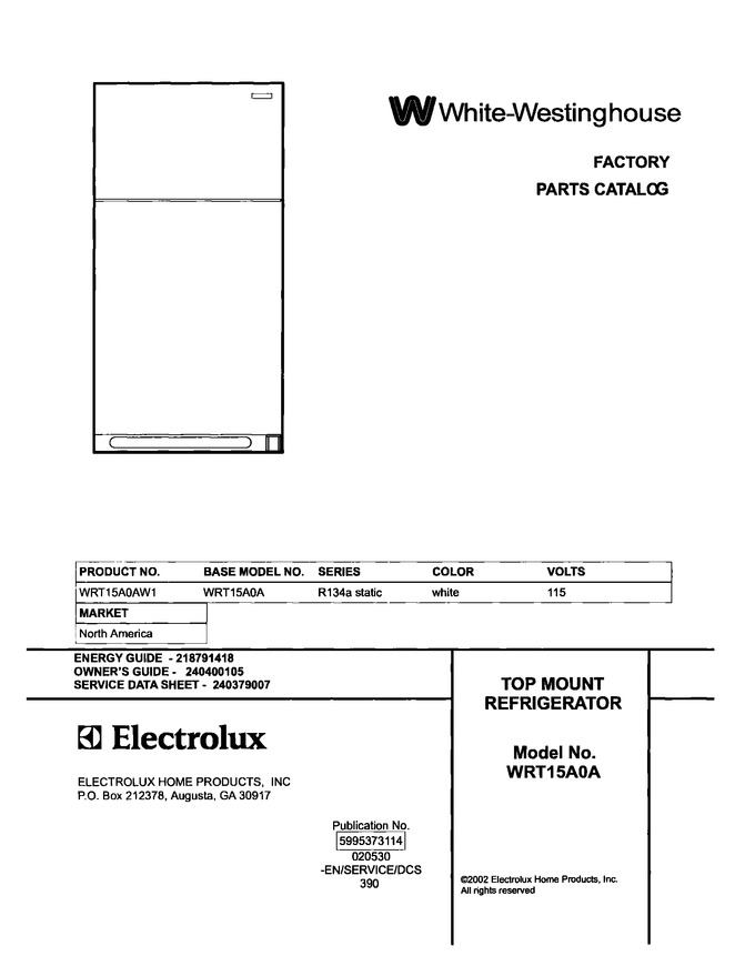 Diagram for WRT15A0AW1
