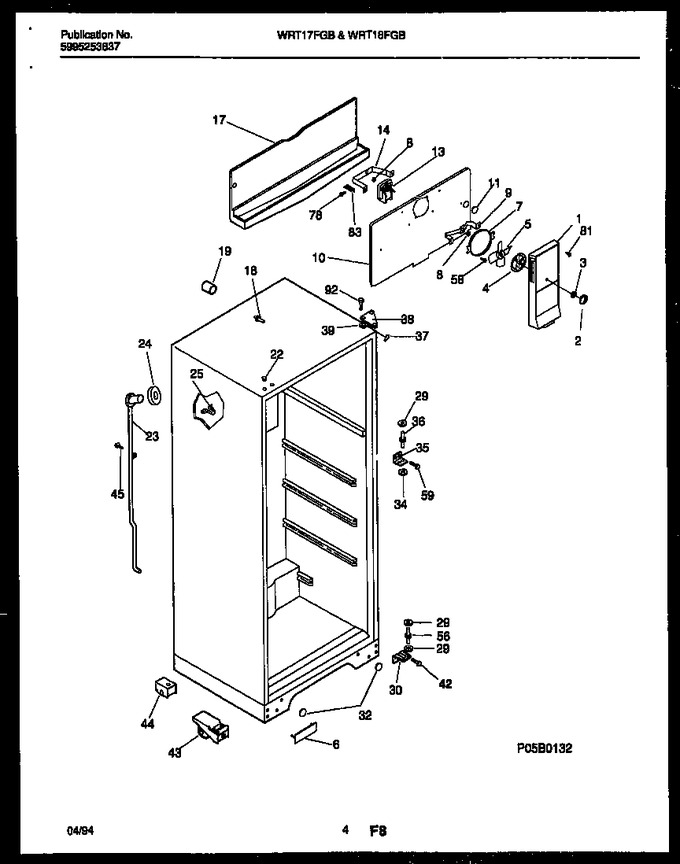 Diagram for WRT18FGBW0