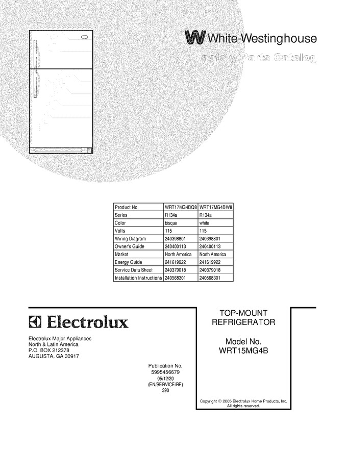 Diagram for WRT17MG4BW8