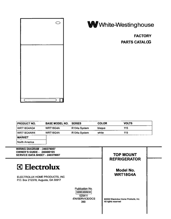 Diagram for WRT18G4AQ4