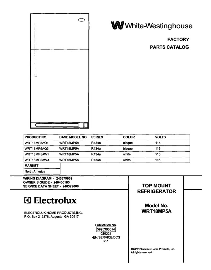 Diagram for WRT18MP5AW1