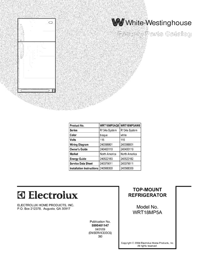 Diagram for WRT18MP5AQ8