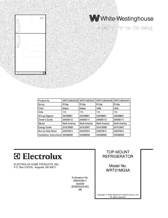Diagram for WRT21MG3AQB