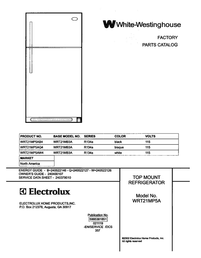 Diagram for WRT21MP5AB4