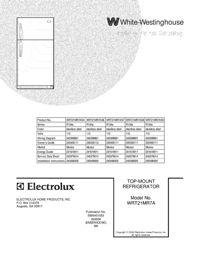 Diagram for WRT21MR7ASE