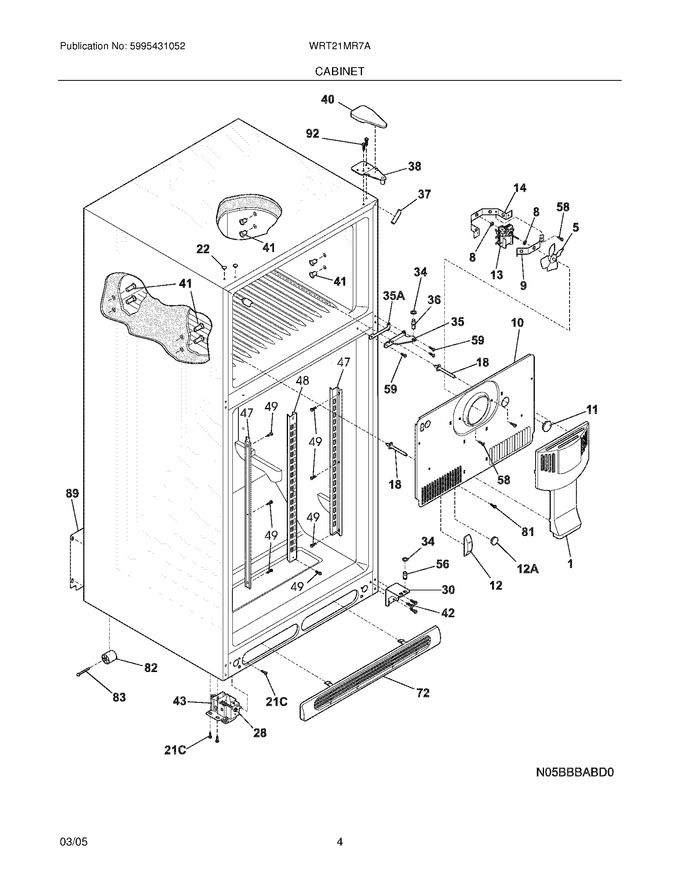 Diagram for WRT21MR7ASE