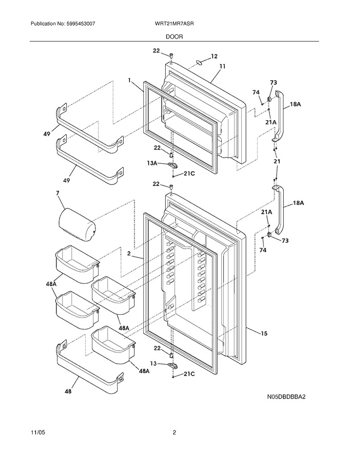 Diagram for WRT21MR7ASR