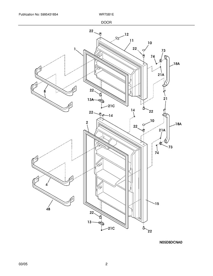 Diagram for WRT5B1EW0