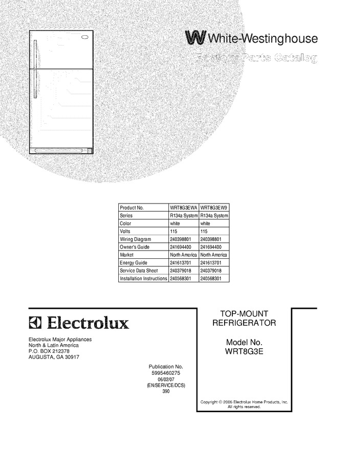 Diagram for WRT8G3EW9