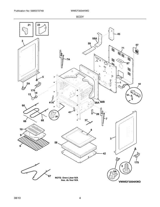 Diagram for WWEF3004KWD