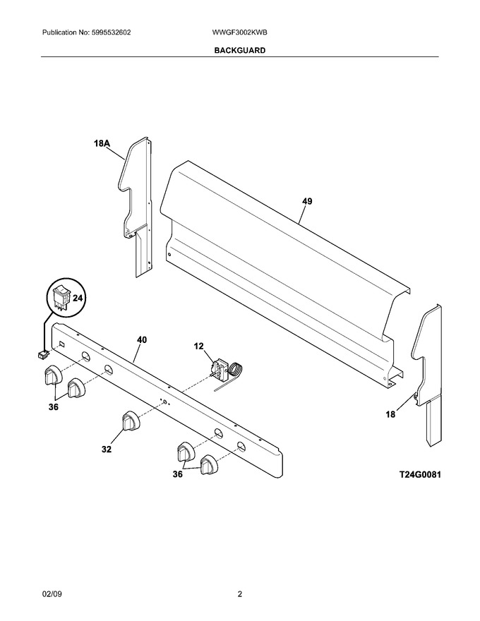 Diagram for WWGF3002KWB