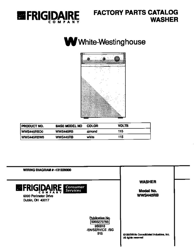 Diagram for WWS445RBW0