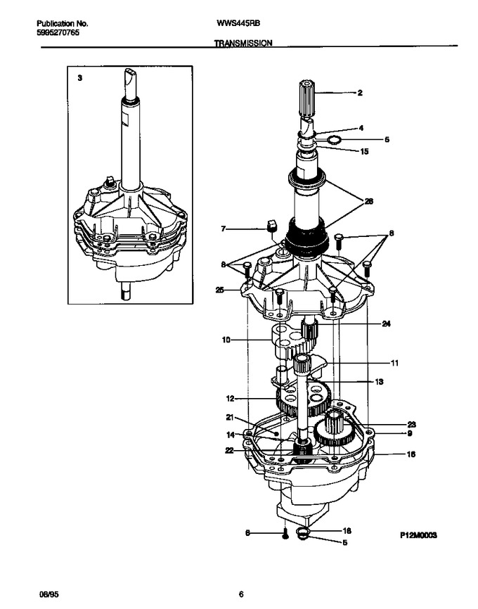 Diagram for WWS445RBD0