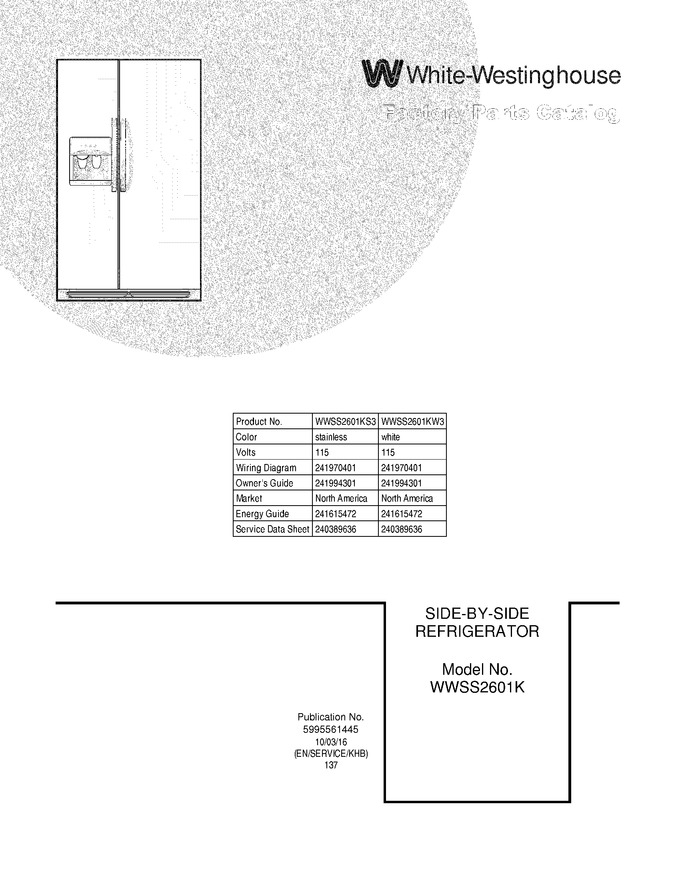Diagram for WWSS2601KS3