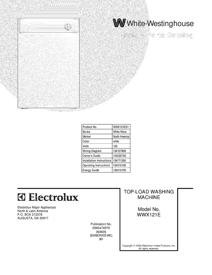 Diagram for WWX121ES1