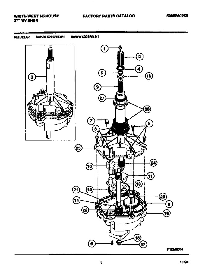 Diagram for WWX223RBW1