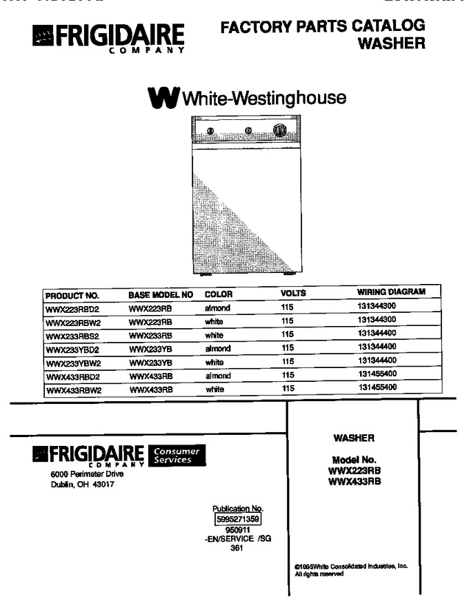Diagram for WWX433RBD2