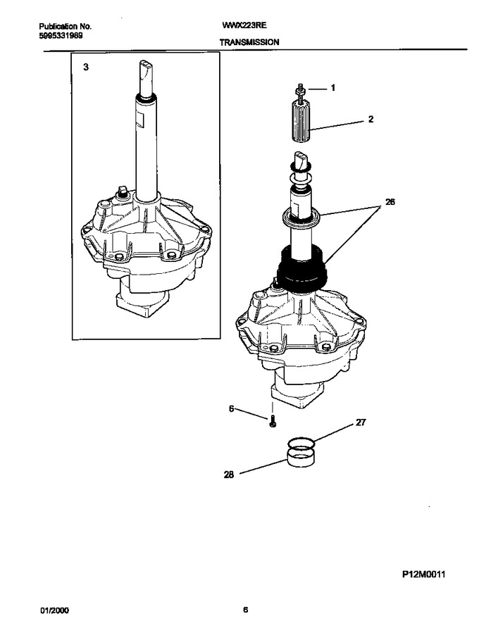 Diagram for WWX223RED0