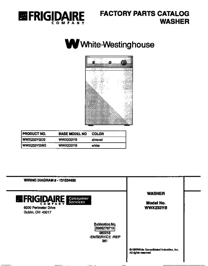 Diagram for WWX233YBD3