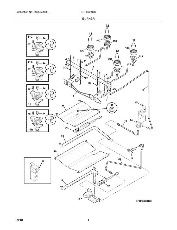 Diagram for FGF364KCG