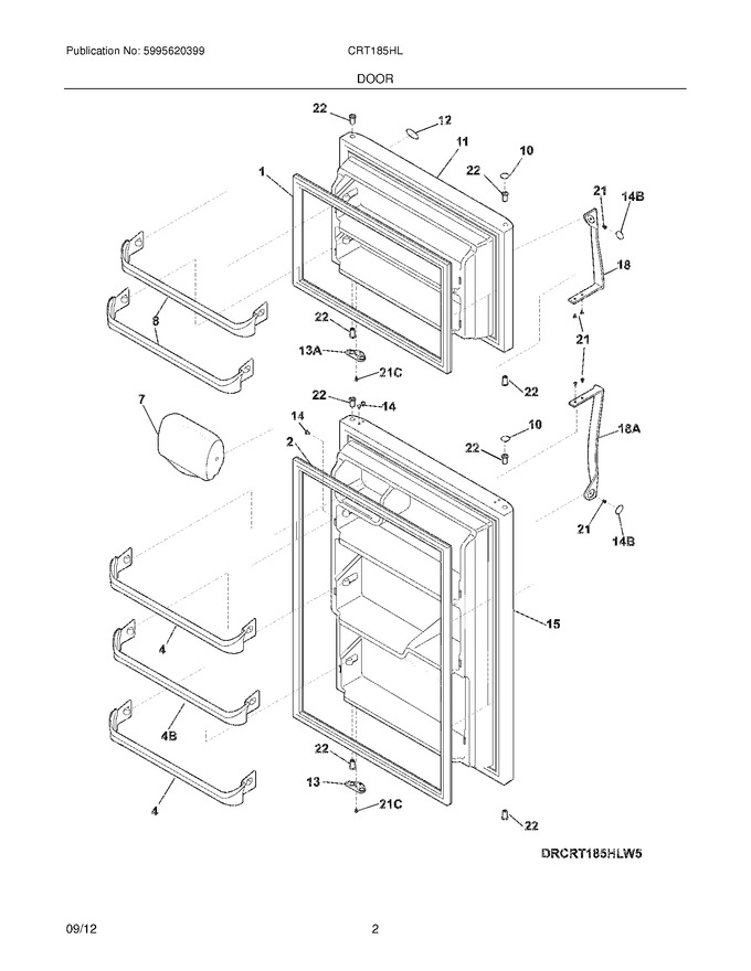 Diagram for CRT185HLQ7
