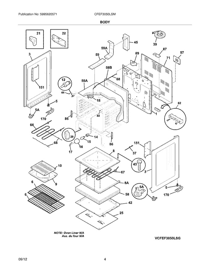 Diagram for CFEF3050LSM