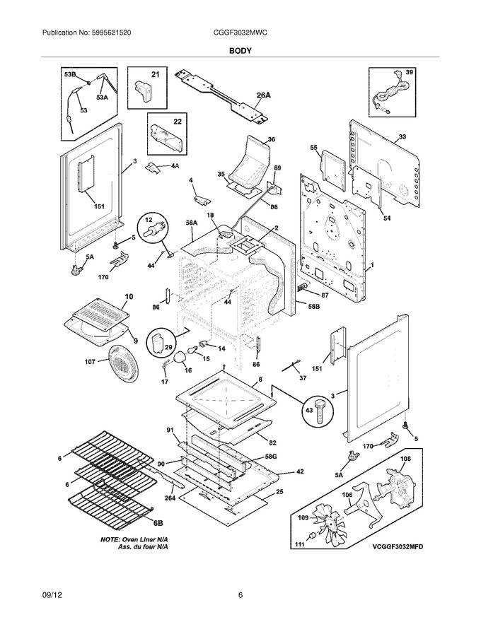 Diagram for CGGF3032MWC