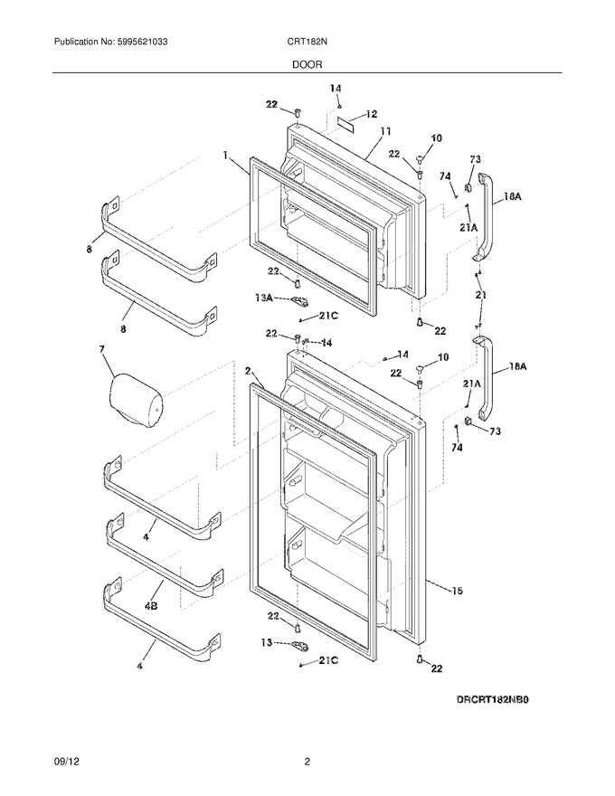 Diagram for CRT182NW3