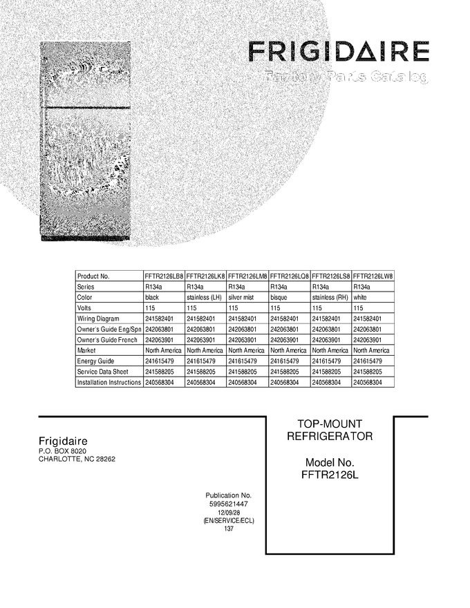 Diagram for FFTR2126LK8