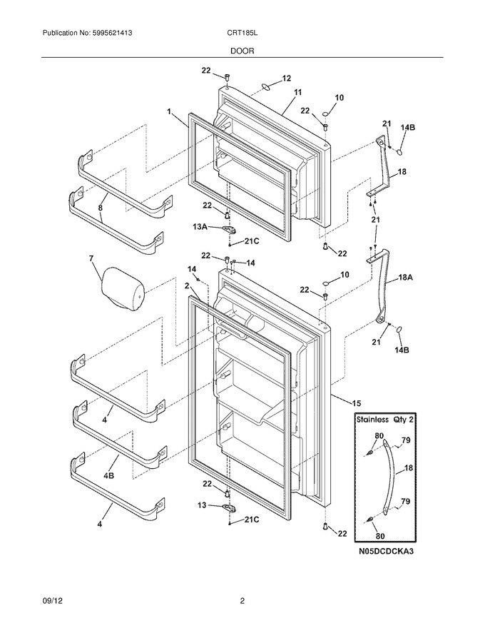 Diagram for CRT185LB8