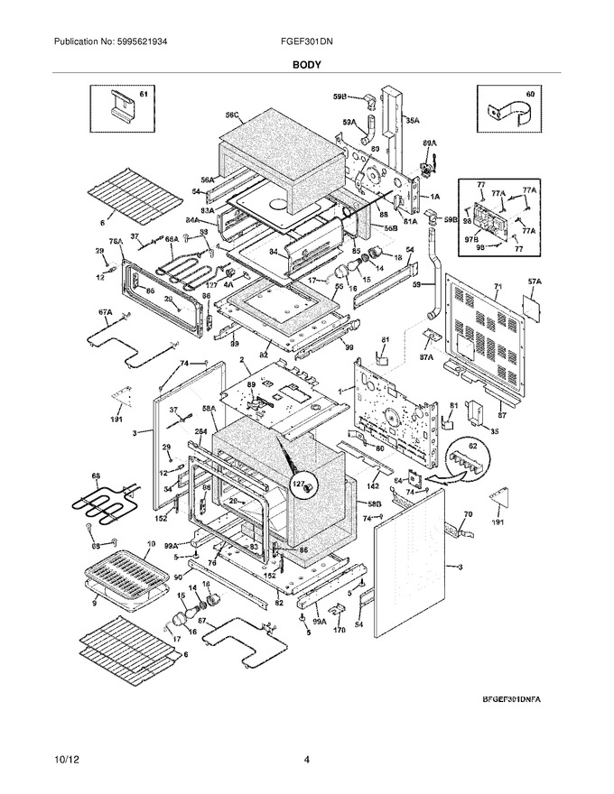 Diagram for FGEF301DNWA