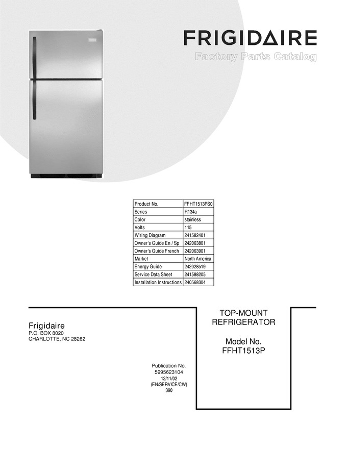 Diagram for FFHT1513PS0