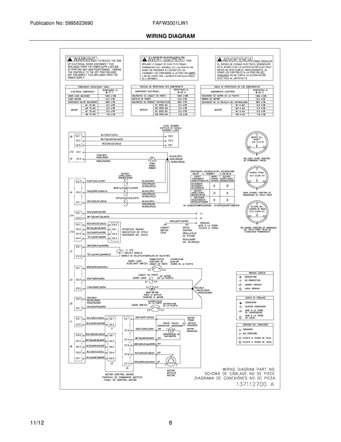 Diagram for FAFW3001LW1