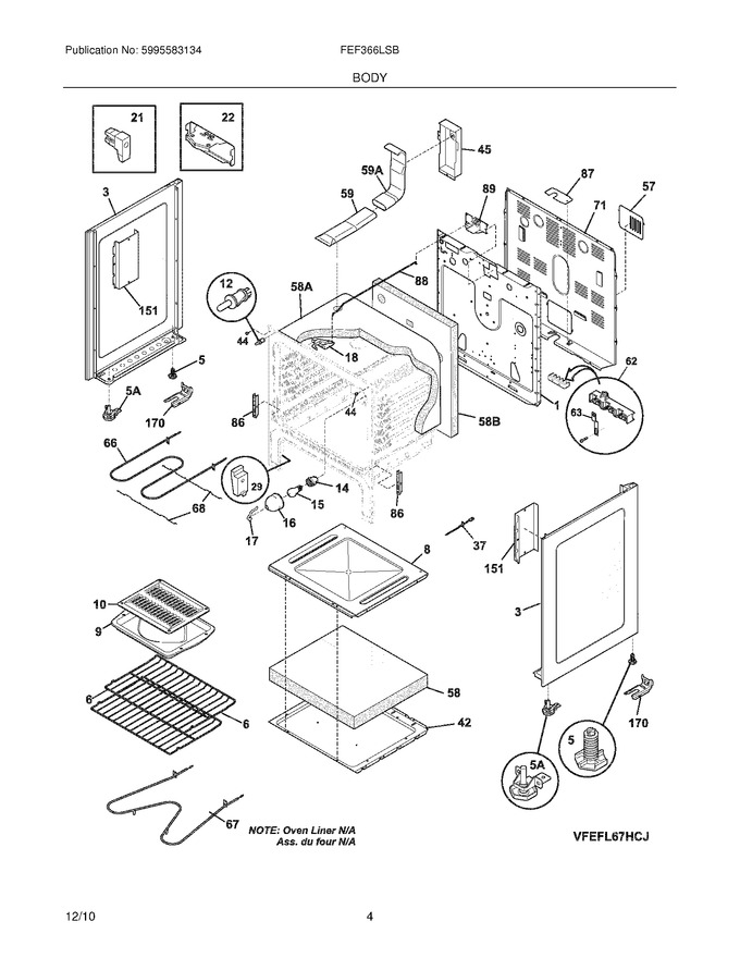 Diagram for FEF366LSB