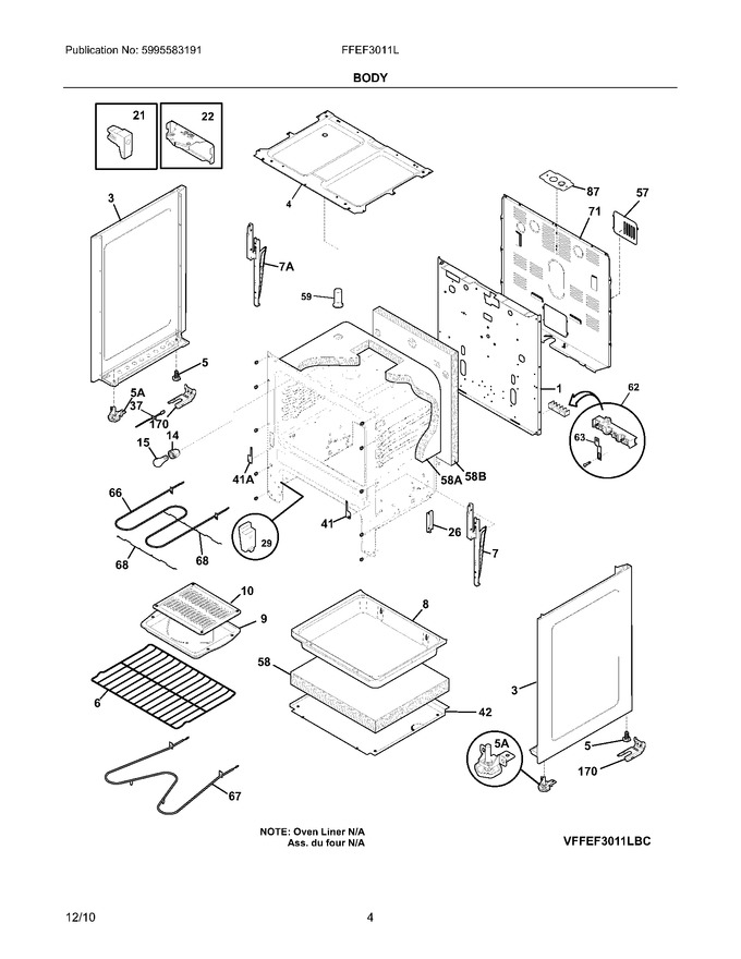 Diagram for FFEF3011LWC