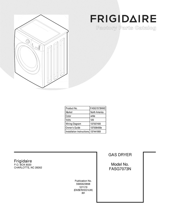 Diagram for FASG7073NW2
