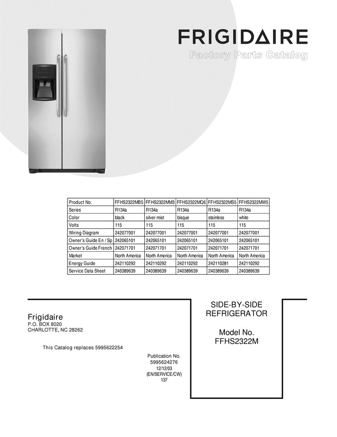 Diagram for FFHS2322MQ6