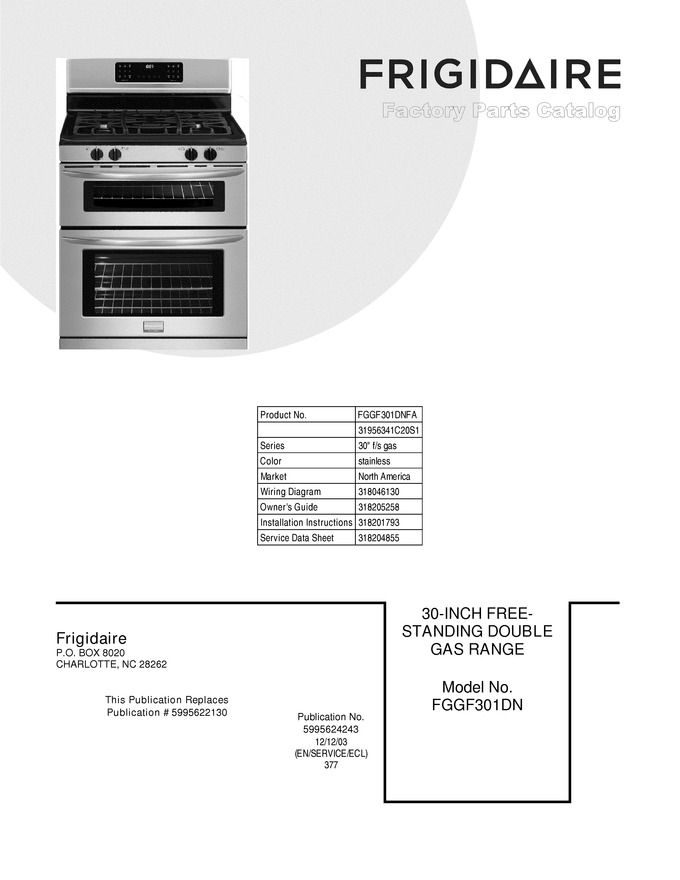 Diagram for FGGF301DNFA